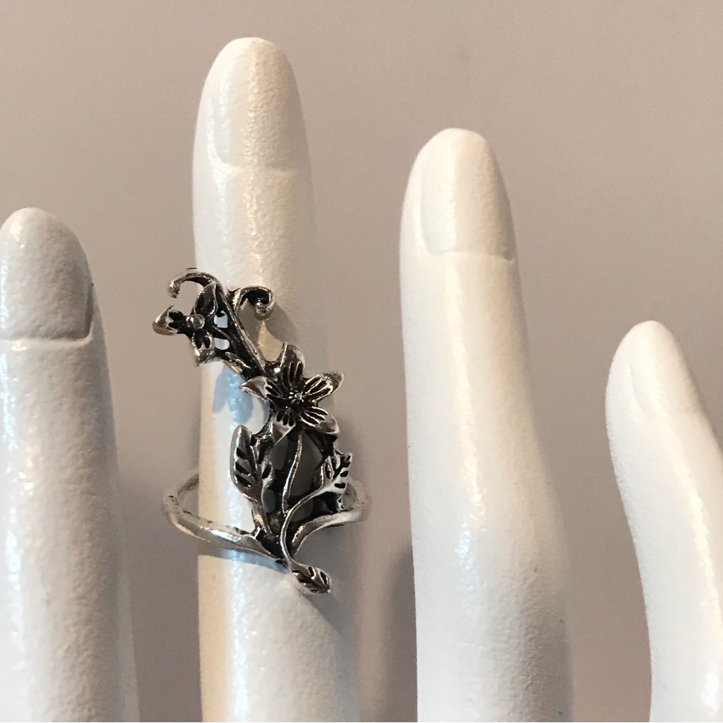 Flower Silver Ring Flower Silver Ring Flower Silver Ring Silver Ring Silver Ring